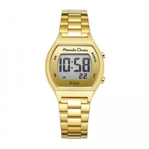 Alexandre Christie AC 9384 Full Gold Steel LHBGPIV